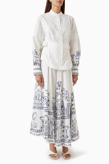 Leela Shirtdress in Australian Cotton