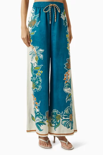 بنطال لودا كتان