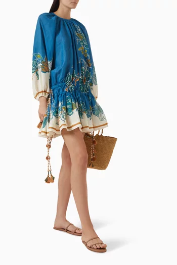 Luda Mini Dress in Linen