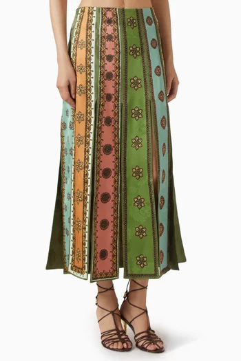 تنورة كونتينا بفتحة فيسكوز