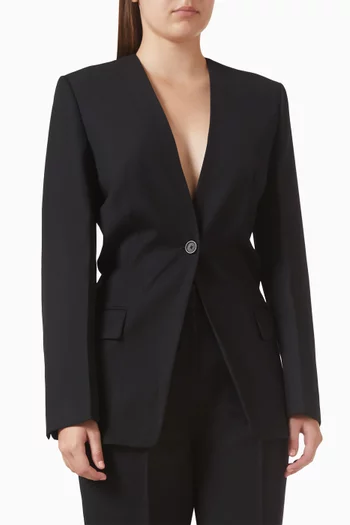 Slouch Blazer in Wool Blend