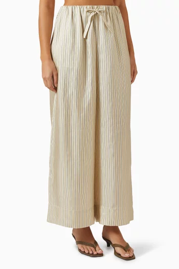 بنطال دينر بنقشة مخططة