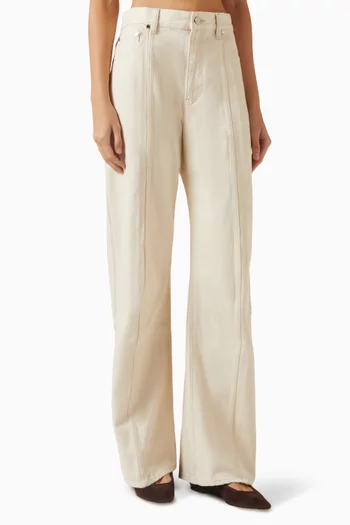 بنطال جينز للتزلج دينم قطن عضوي