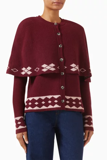 Cleo Knit Cardigan in Cashmere Blend