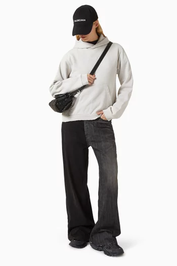 Back Medium-fit Hoodie in Dry-fleece