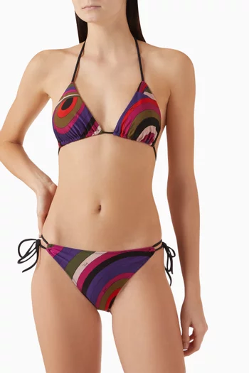 Printed Bikini Top