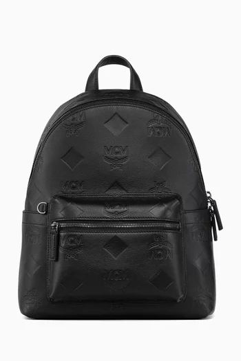 Small Stark Backpack in Maxi Monogram Leather