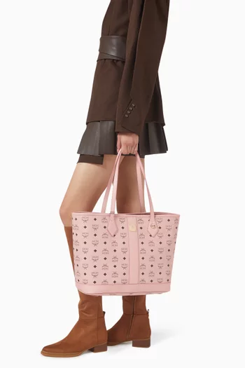 Medium Liz Shopper Bag in Visetos Canvas