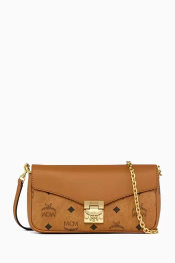 Mini Tracey Crossbody Bag in Visetos Leather