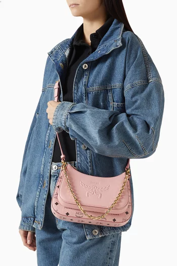 حقيبة هوبو ارين صغيرة بنقشة فيستوس