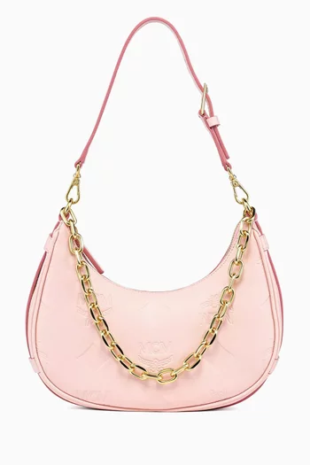 حقيبة هوبو ارين بنقشة فيزيتوس وحروف شعار الماركة