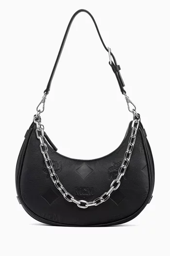 حقيبة هوبو ارين بنقشة فيزيتوس وحروف شعار الماركة