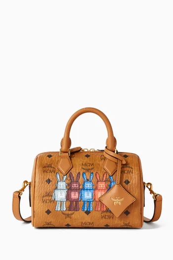 حقيبة ايلا VI بوسطن صغيرة قنب بنقشة فيزيتوس