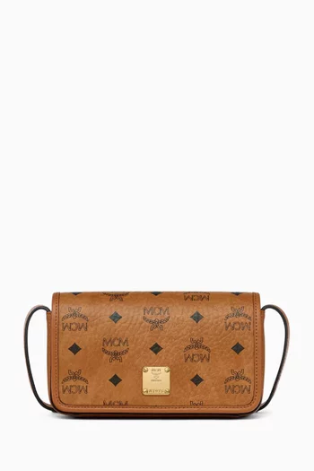 حافظة هاتف آرين صغيرة قنب بنقشة فيزيتوس بحروف شعار الماركة