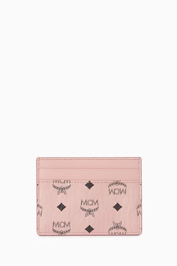 Aren Card Case in Visetos Canvas