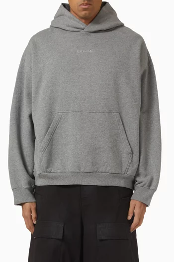 Back Strass Hoodie in Dry Fleece