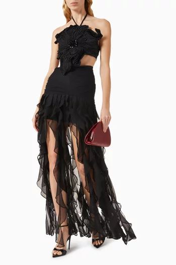 Laila Maxi Skirt in Lace