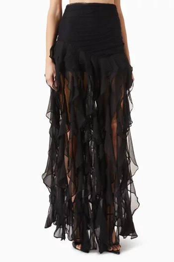 Laila Maxi Skirt in Lace