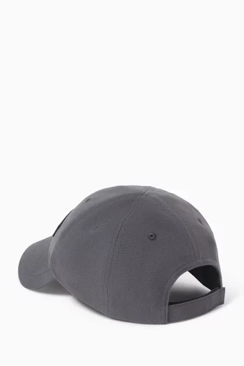 Patch Logo Cap in Cotton Drill