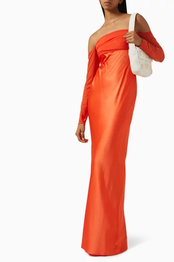 Brianna Maxi Dress in Mesh