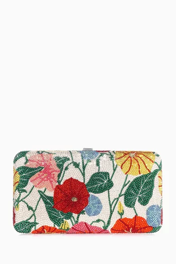 Moon Flower Embellished Clutch