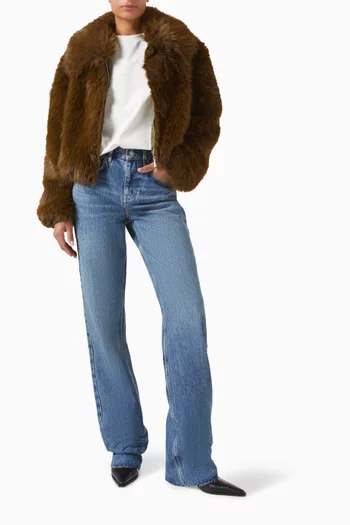 Hope Jacket in Faux Fur