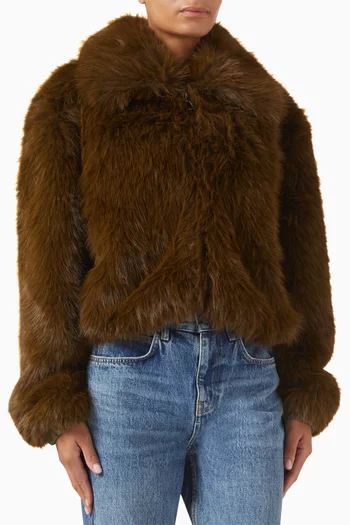 Hope Jacket in Faux Fur