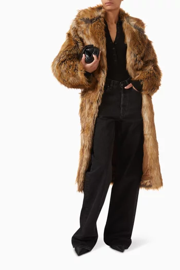 Rella Coat in Faux Fur