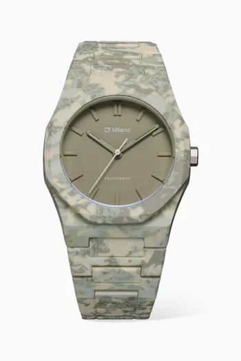Polycarbon Forest Camo Watch, 40.5mm