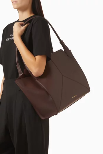 Small Victoria Tote Bag in Leather