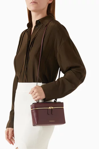 حقيبة كروس فانيتي جلد