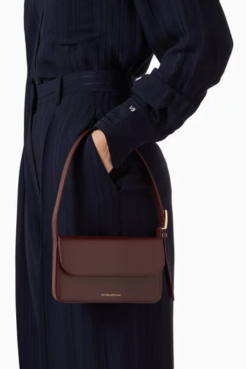 حقيبة دوريان بجيب جلد لامع