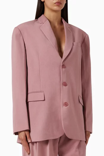 Gelso Oversized Tailored Blazer in Lyocell Blend
