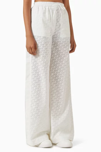 Off Stamp Drawstring Pants