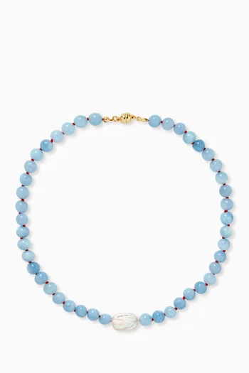 قلادة سان سيباستيان مزينة باللؤلؤ