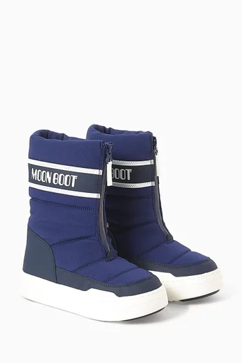 حذاء بوت بارك أعلى الكاحل بسحّاب نايلون