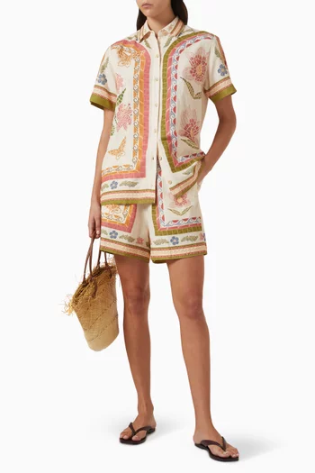 قميص الا فيوري مزيج فيسكوز