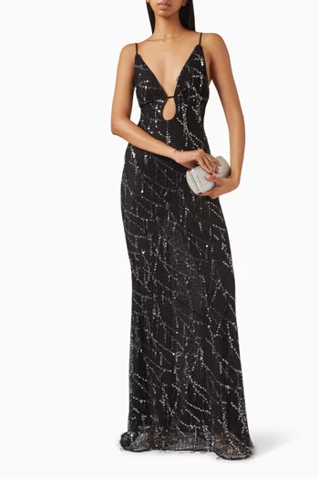 The Onyx Dress in Mesh