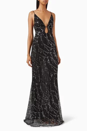 The Onyx Dress in Mesh