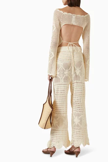 Boh Crochet Top in Cotton