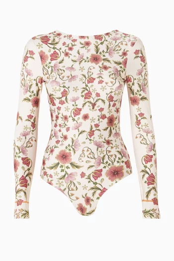 لباس سباحة كلارا قطعة واحدة بظهر مكشوف