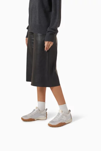 K As In Kate Sneakers in Leather & Mesh