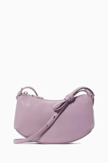 Loop Crossbody Bag in Glazed Leather