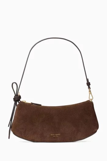Loop Pochette Bag in Suede