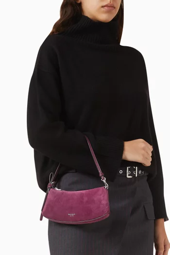 Loop Pochette Bag in Suede