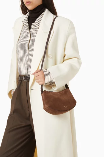 Loop Crossbody Bag in Suede