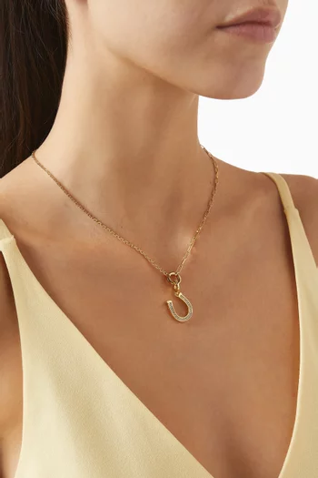 One In A Million Charm in Plated Metal