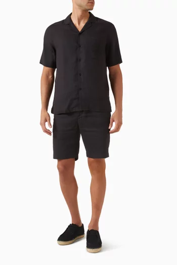 Alves Sol Broderie Anglaise Print Shirt in Linen