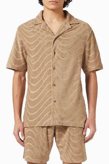 قميص روبرتو بنقشة جاكار تيري