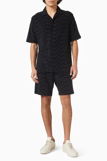 Roberto Jacquard Shirt in Terry